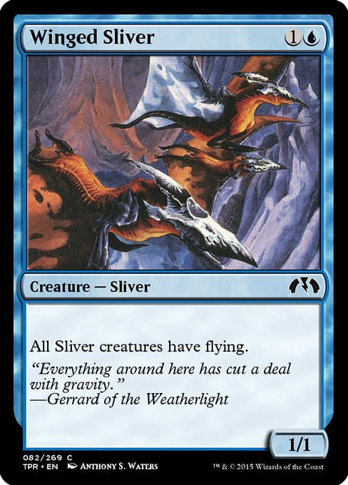 Winged Sliver from Tempest Remastered (Common)