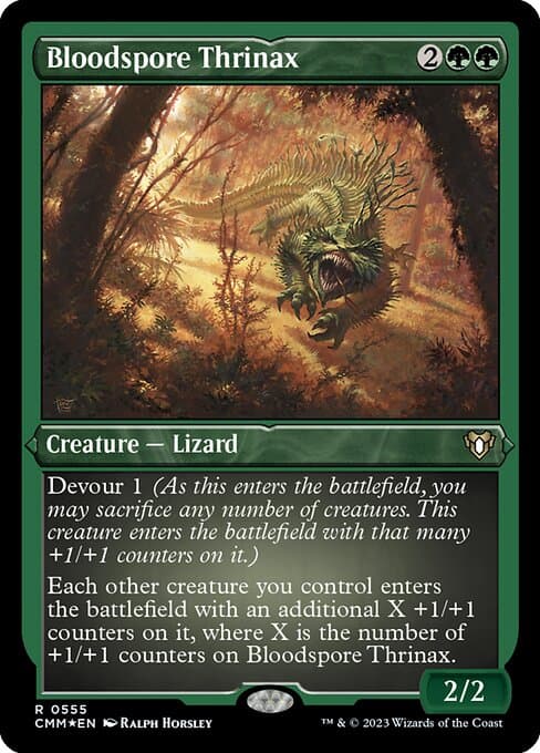 Bloodspore Thrinax from Commander Masters (Rare)