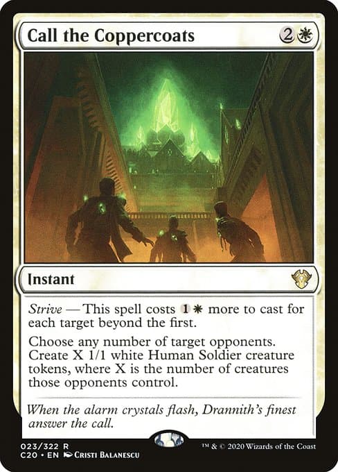 Call the Coppercoats from Commander 2020 (Rare)