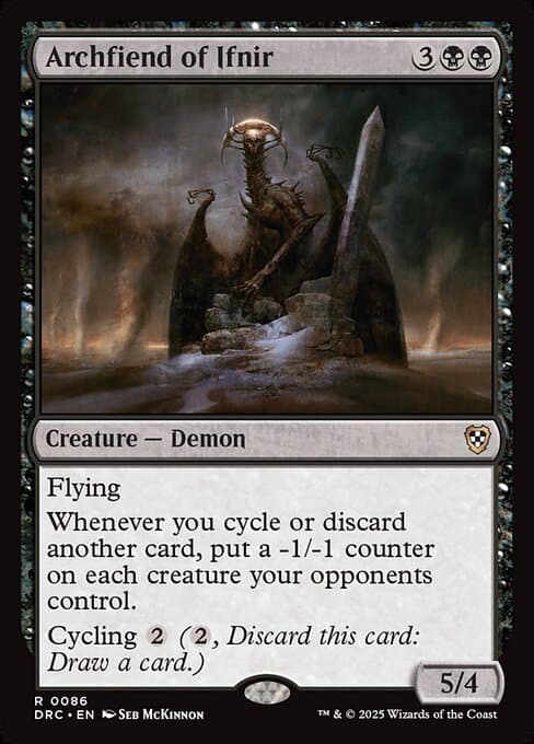 Archfiend of Ifnir from Aetherdrift Commander (Rare)