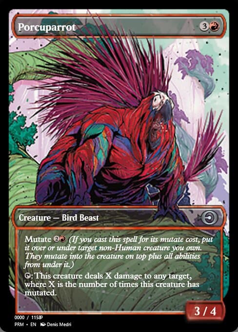 Porcuparrot from Magic Online Promos (Uncommon)