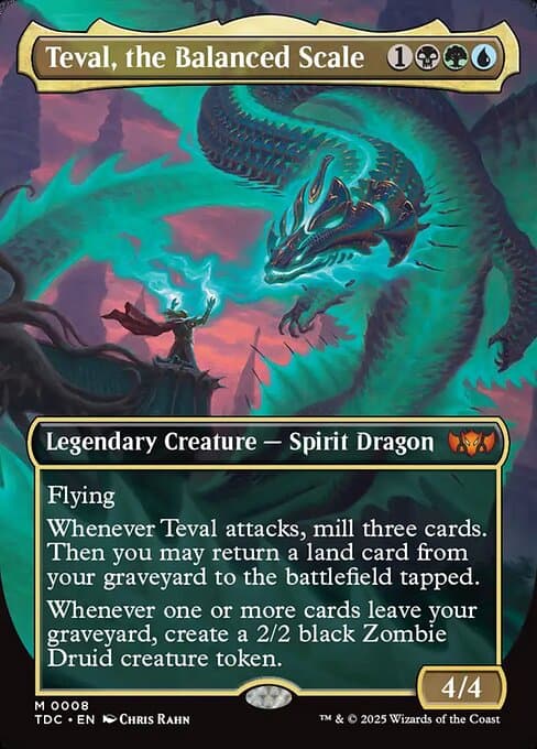 Teval, the Balanced Scale from Tarkir: Dragonstorm Commander (Mythic)