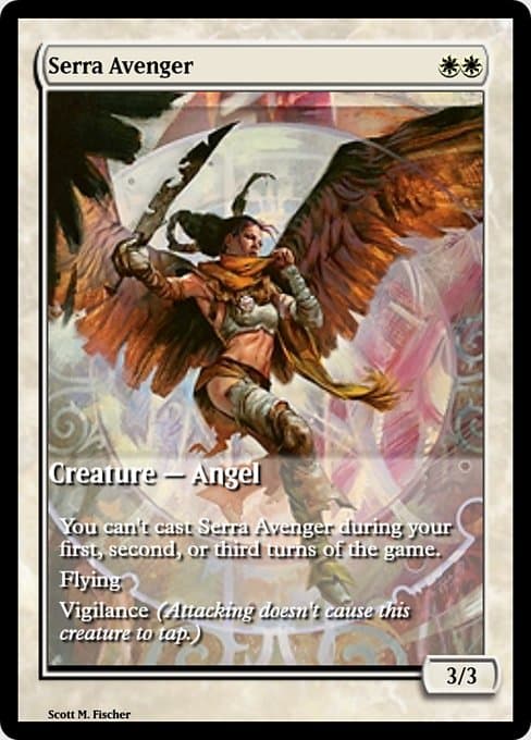 Serra Avenger from Magic Online Promos (Rare)