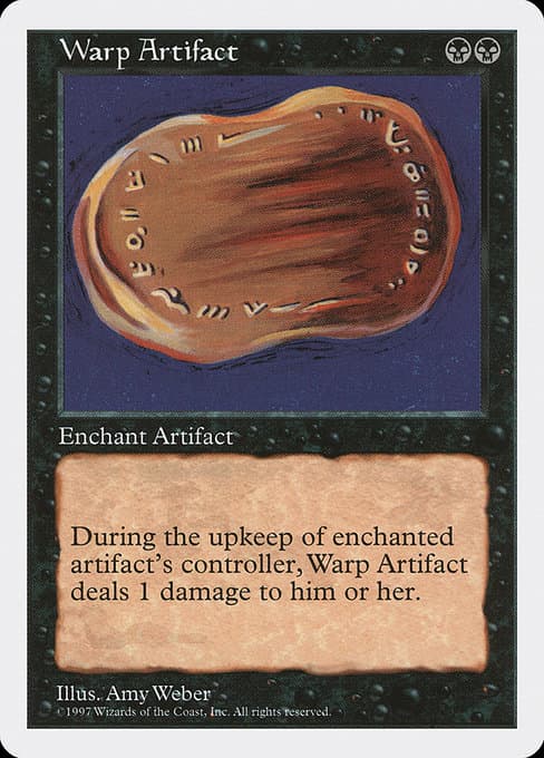 Warp Artifact from Fifth Edition (Rare)