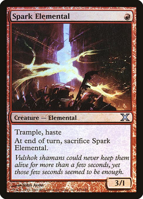 Spark Elemental from Tenth Edition (Uncommon)