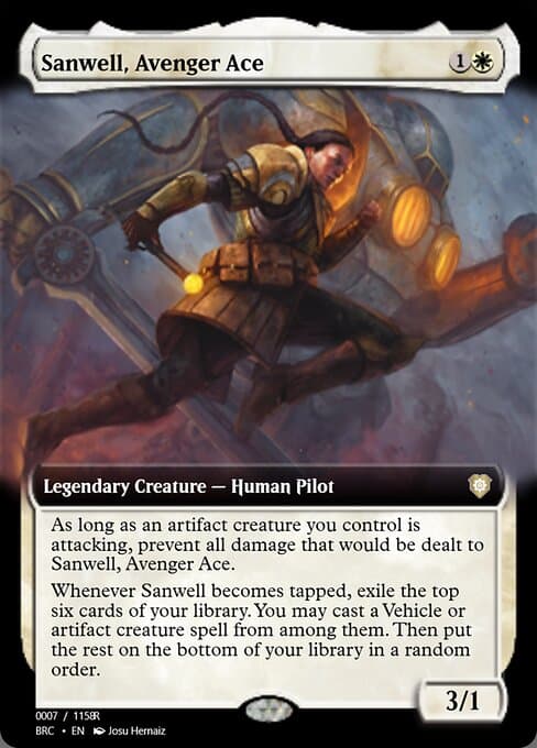 Sanwell, Avenger Ace from Magic Online Promos (Rare)