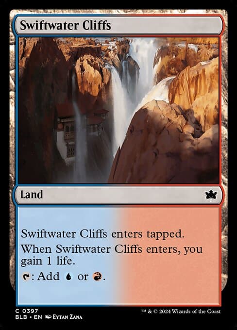 Swiftwater Cliffs from Bloomburrow (Common)