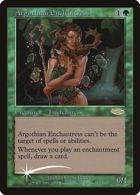 Argothian Enchantress from Judge Gift Cards 2003 (Rare)