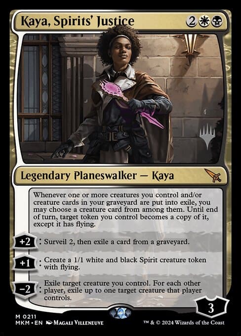 Kaya, Spirits' Justice from Murders at Karlov Manor Promos (Mythic)
