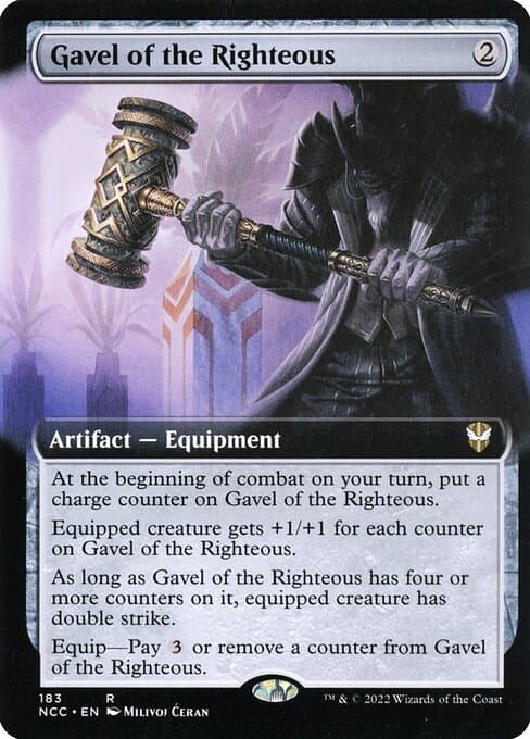 Gavel of the Righteous from New Capenna Commander (Rare)