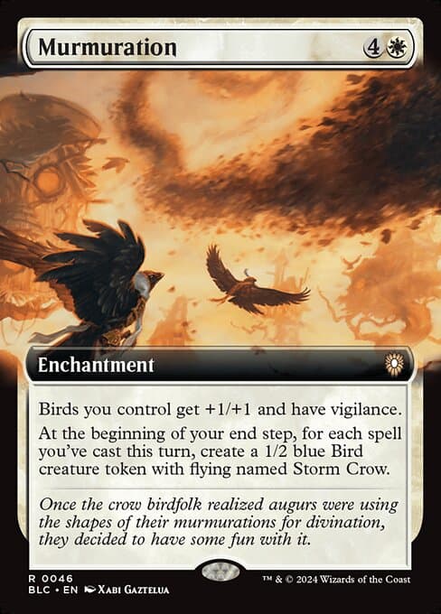 Murmuration from Bloomburrow Commander (Rare)