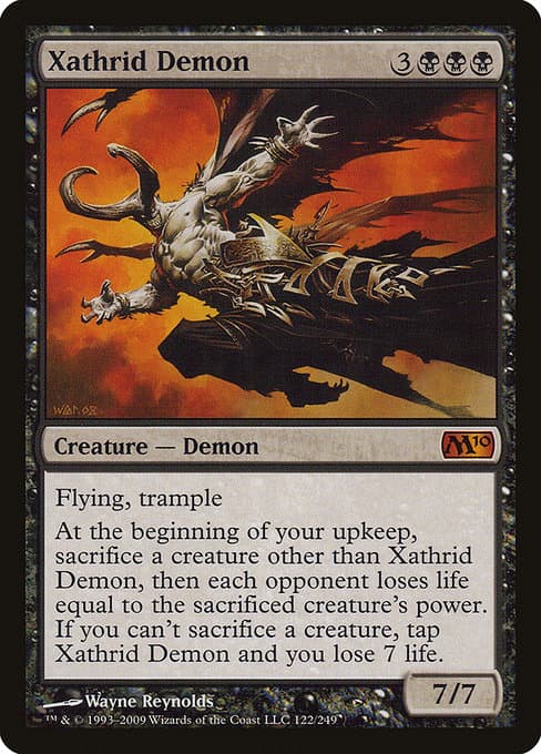 Xathrid Demon from Magic 2010 (Mythic)