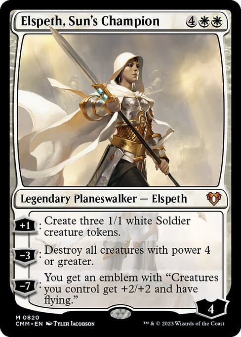 Elspeth, Sun's Champion from Commander Masters (Mythic)