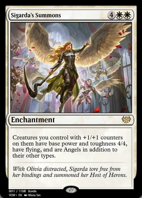 Sigarda's Summons from Magic Online Promos (Rare)