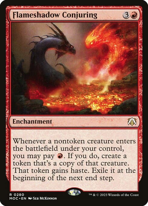 Flameshadow Conjuring from March of the Machine Commander (Rare)