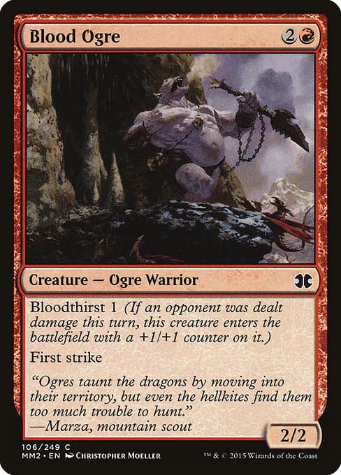 Blood Ogre from Modern Masters 2015 (Common)