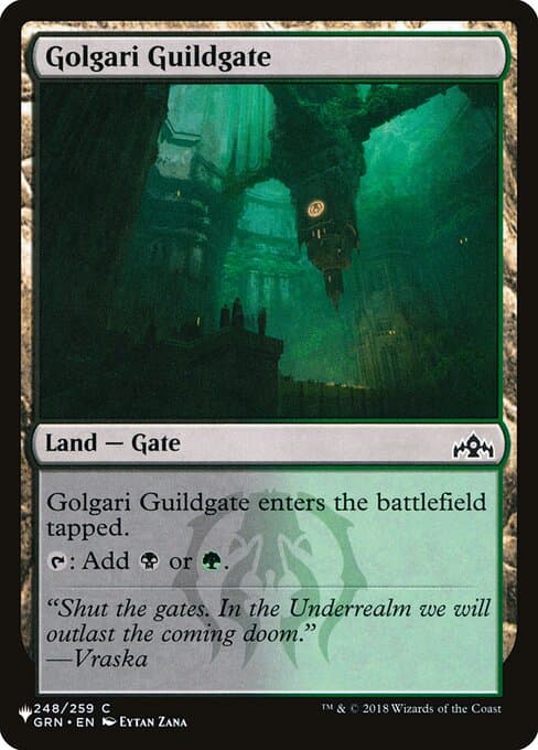 Golgari Guildgate from The List (Common)
