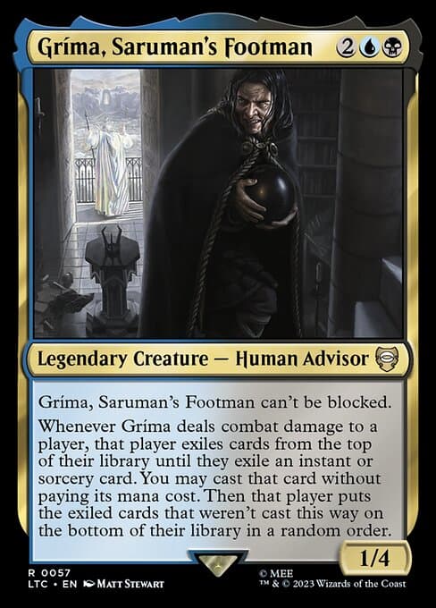 Gríma, Saruman's Footman (Rare)