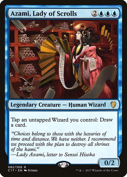 Azami, Lady of Scrolls from Commander 2017 (Rare)