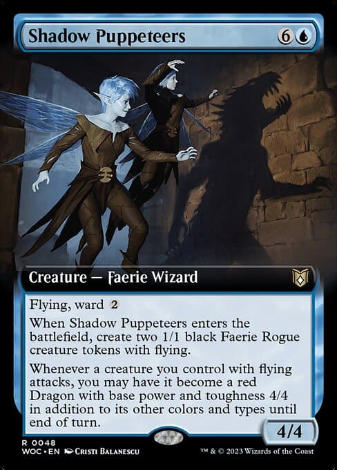 Shadow Puppeteers from Wilds of Eldraine Commander (Rare)