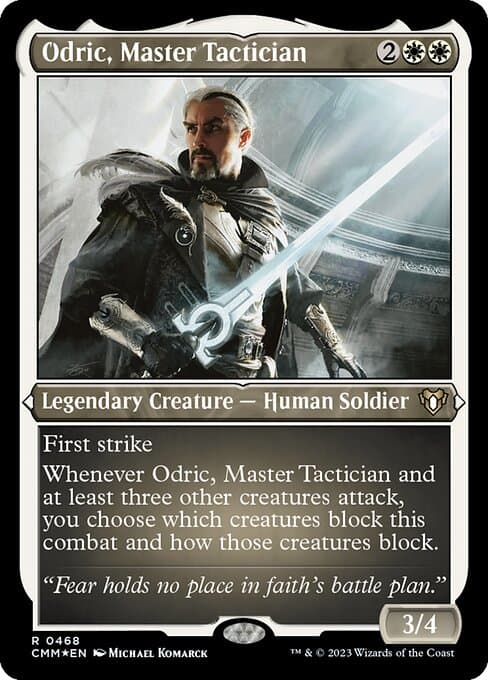 Odric, Master Tactician from Commander Masters (Rare)