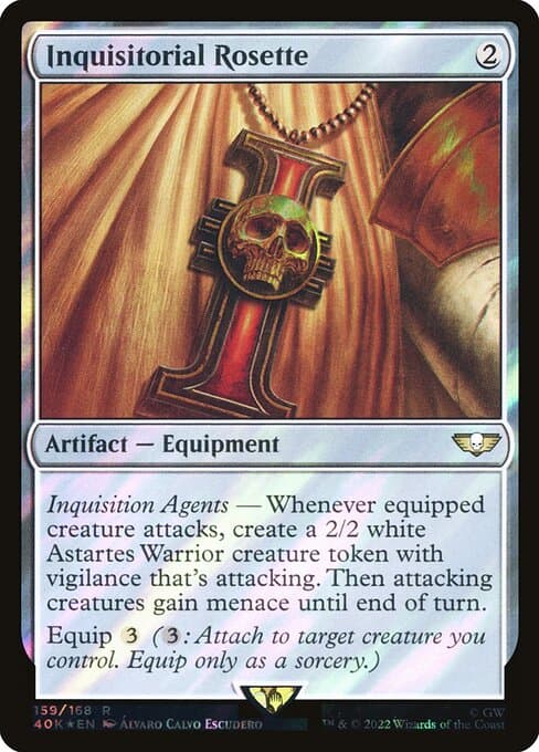 Inquisitorial Rosette from Warhammer 40,000 Commander (Rare)