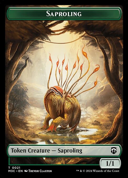 Saproling from Modern Horizons 3 Commander Tokens (Common)