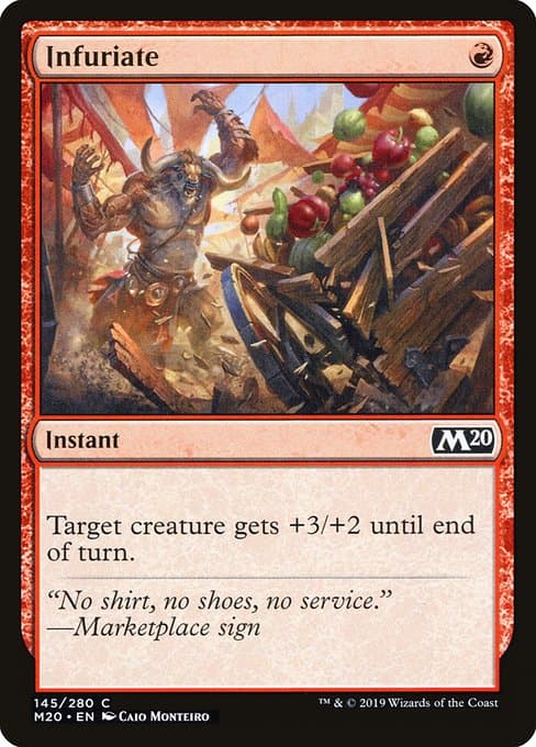 Infuriate from Core Set 2020 (Common)