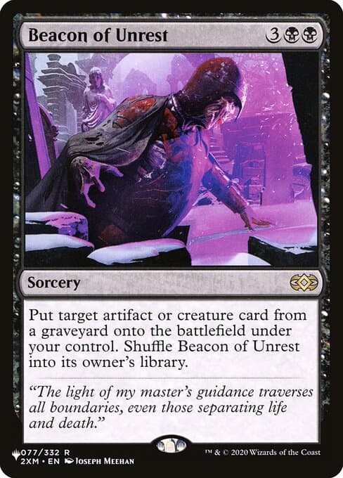 Beacon of Unrest from The List (Rare)