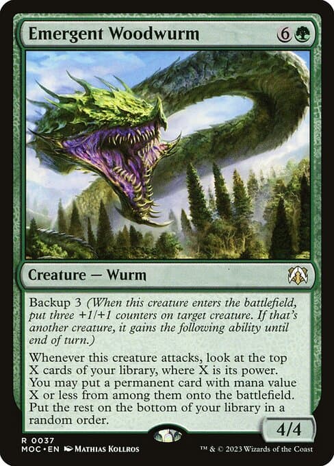 Emergent Woodwurm (Rare)