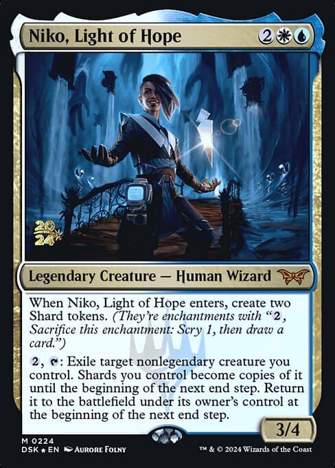 Niko, Light of Hope from Duskmourn: House of Horror Promos (Mythic)