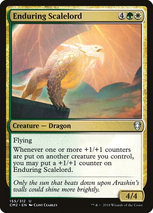 Enduring Scalelord from Commander Anthology Volume II (Uncommon)
