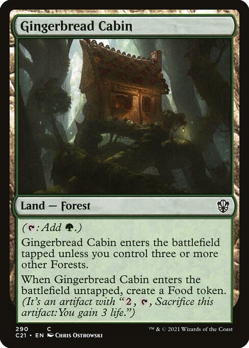 Gingerbread Cabin from Commander 2021 (Common)