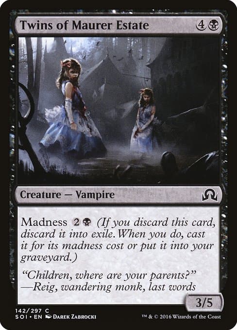 Twins of Maurer Estate from Shadows over Innistrad (Common)