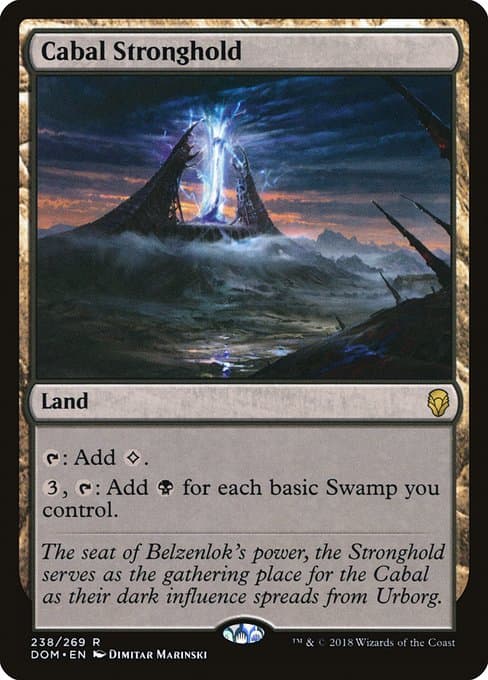 Cabal Stronghold from Dominaria (Rare)