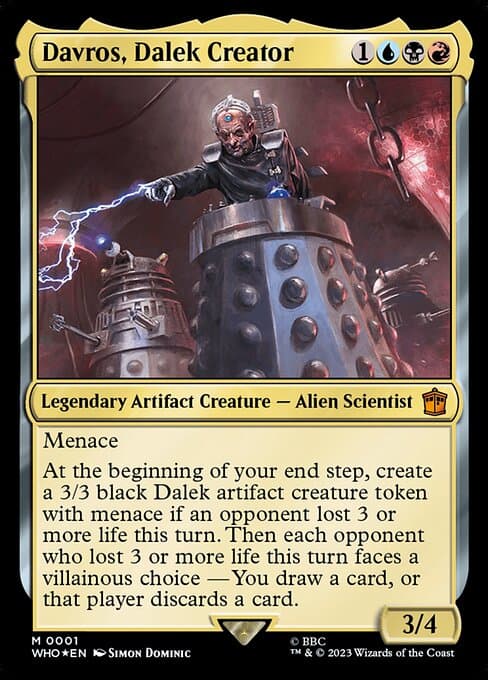 Davros, Dalek Creator from Doctor Who (Mythic)