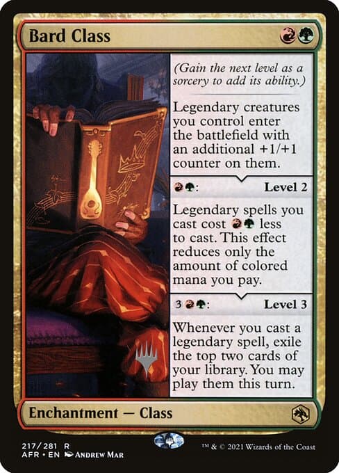 Bard Class from Adventures in the Forgotten Realms Promos (Rare)