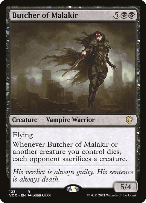 Butcher of Malakir from Crimson Vow Commander (Rare)
