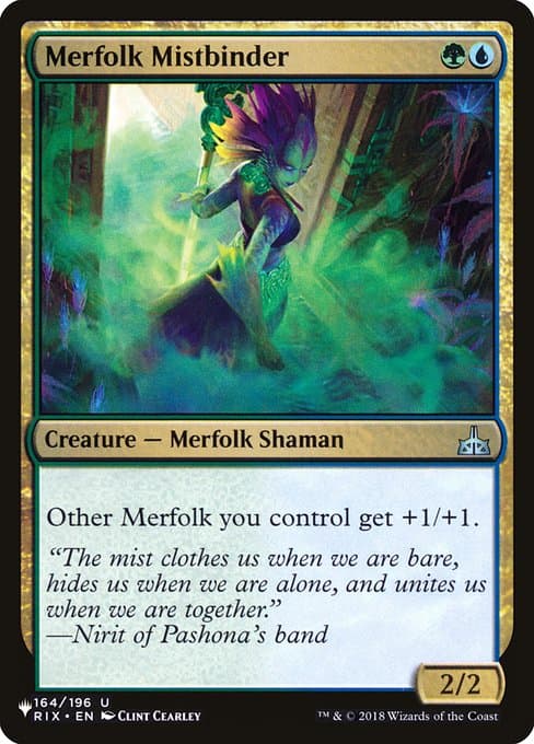Merfolk Mistbinder from The List (Uncommon)