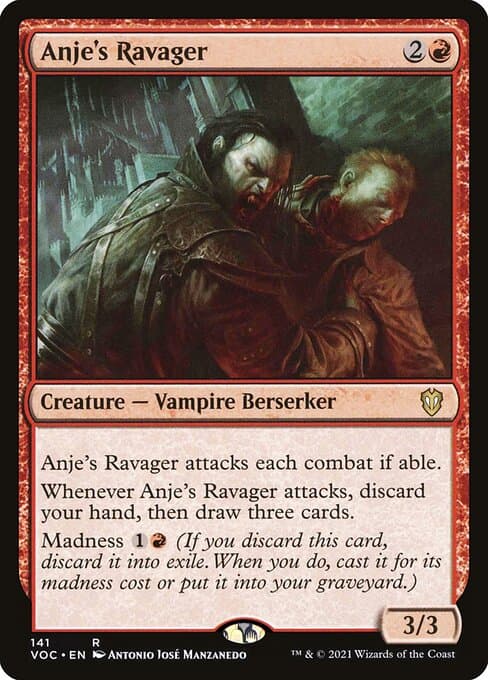 Anje's Ravager from Crimson Vow Commander (Rare)