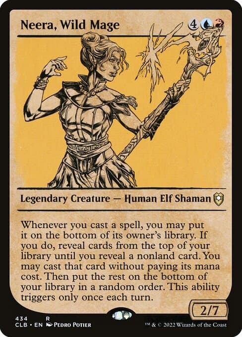 Neera, Wild Mage from Commander Legends: Battle for Baldur's Gate (Rare)
