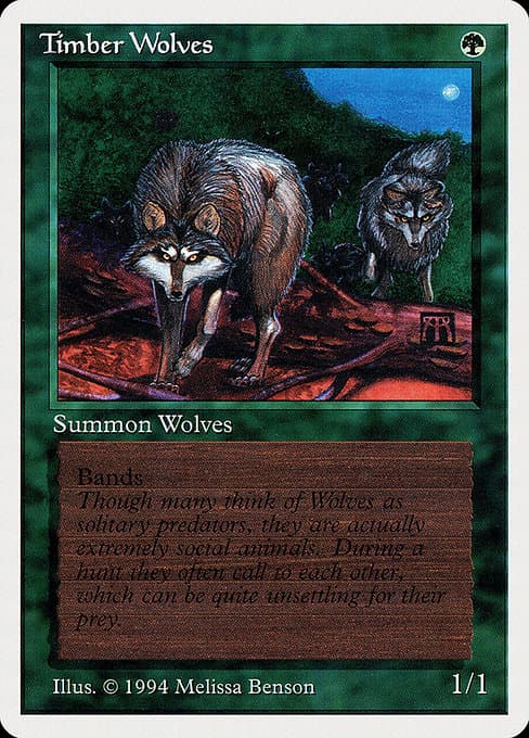 Timber Wolves from Summer Magic / Edgar (Rare)