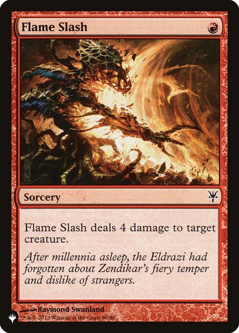 Flame Slash from The List (Common)