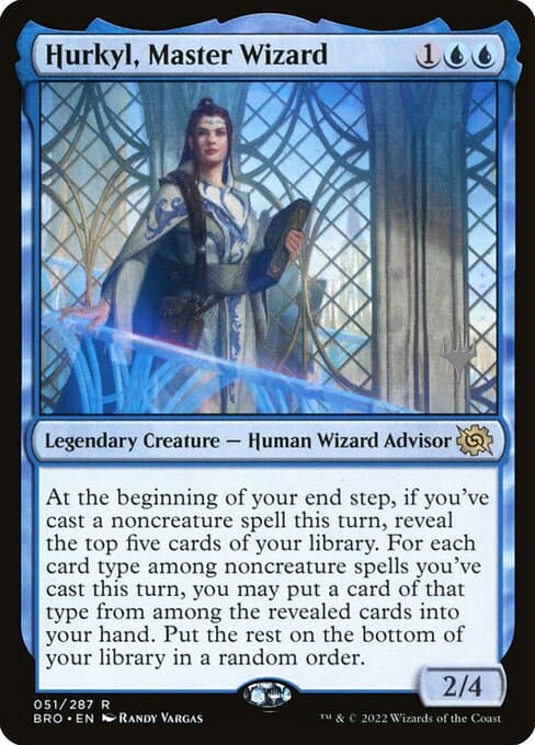 Hurkyl, Master Wizard from The Brothers' War Promos (Rare)