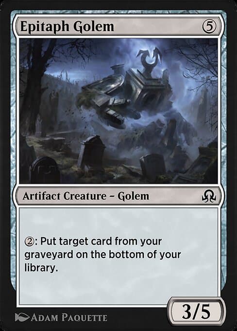 Epitaph Golem from Shadows over Innistrad Remastered (Common)