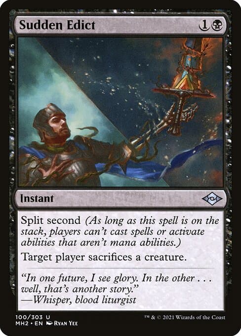 Sudden Edict from Modern Horizons 2 (Uncommon)
