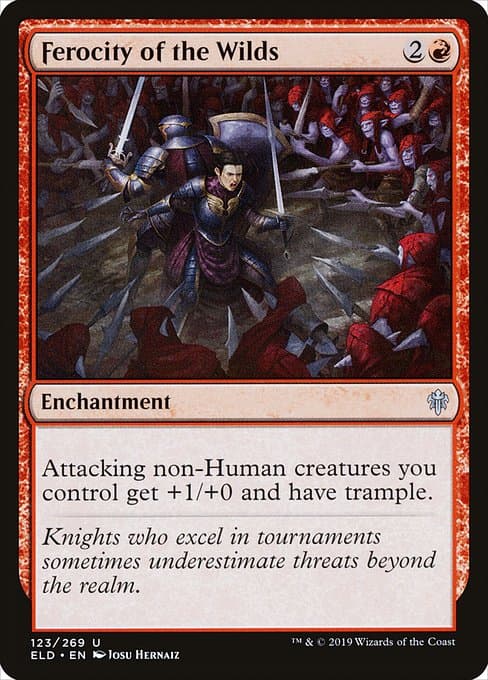 Ferocity of the Wilds from Throne of Eldraine (Uncommon)
