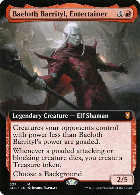 Baeloth Barrityl, Entertainer from Commander Legends: Battle for Baldur's Gate (Mythic)