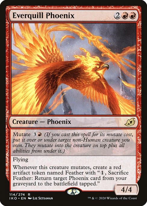 Everquill Phoenix from Ikoria: Lair of Behemoths (Rare)