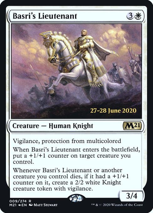 Basri's Lieutenant from Core Set 2021 Promos (Rare)